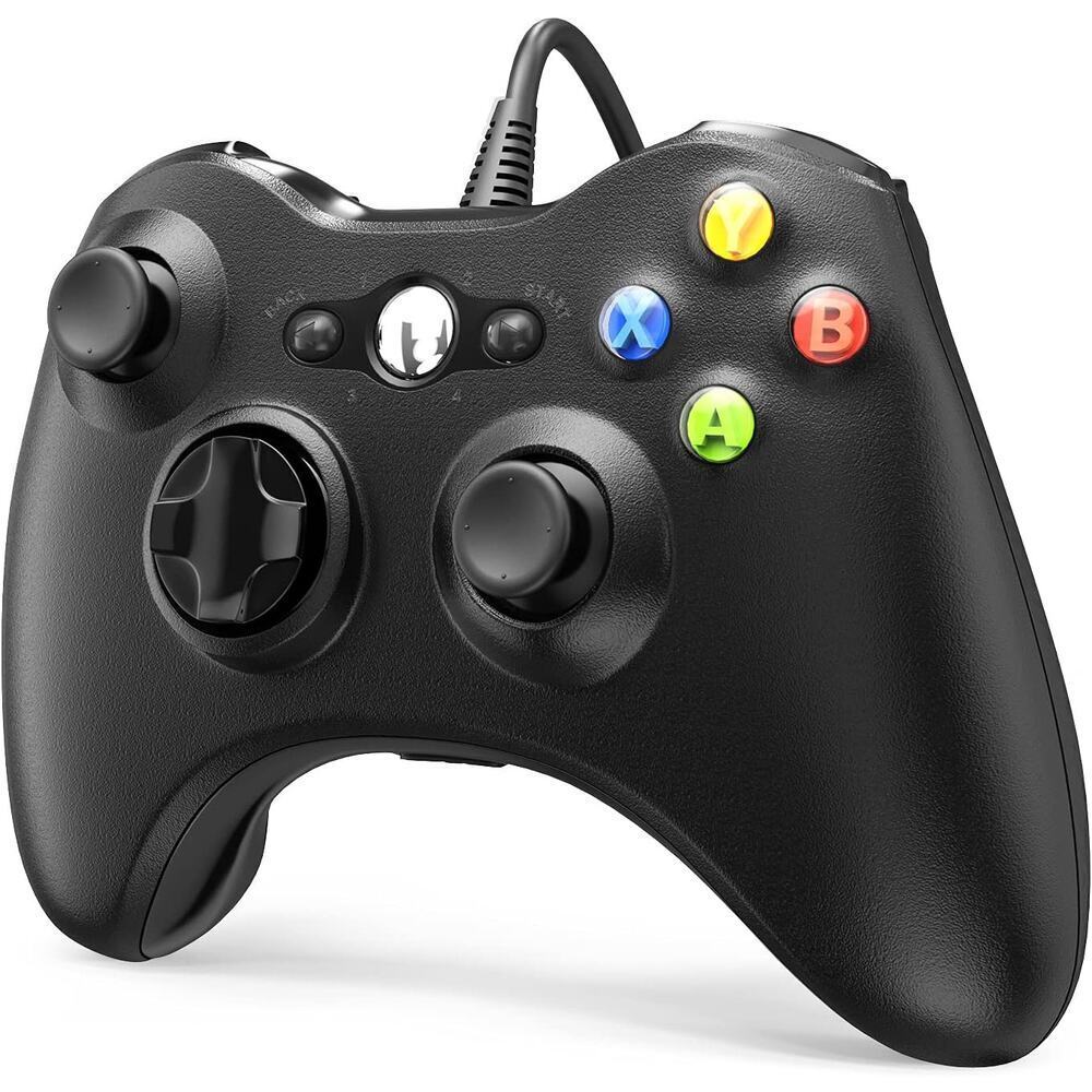 Wired Controller Xbox 360 Dual Vibration Turbo PC Windows 7 8 10 11 Compatible - Picture 7 of 7